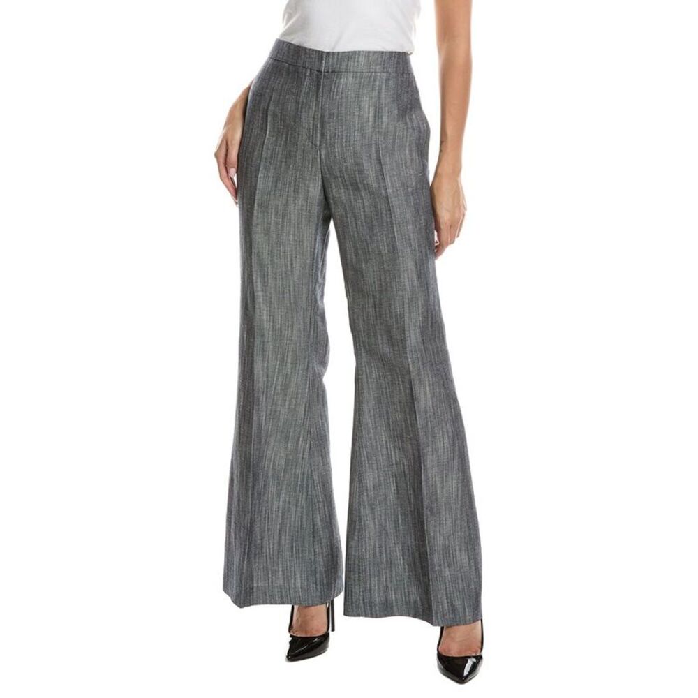 Hugo Boss Womens  Talifia Linen-Blend Pant
